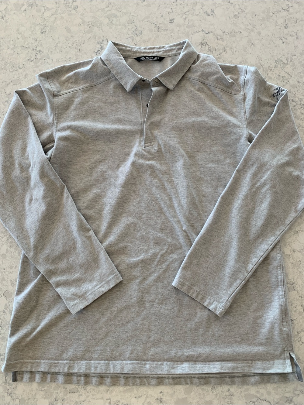 Arc'teryx Men's Long-Sleeve Polo - Gray